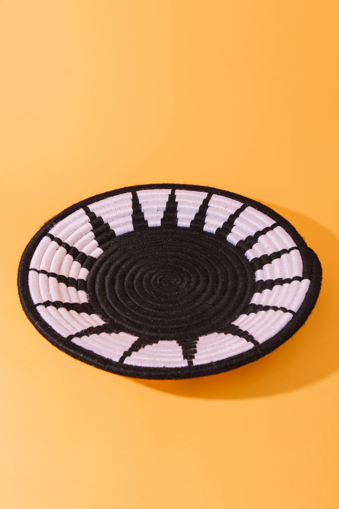 Rahma - Berber Flat Decorative Basket
