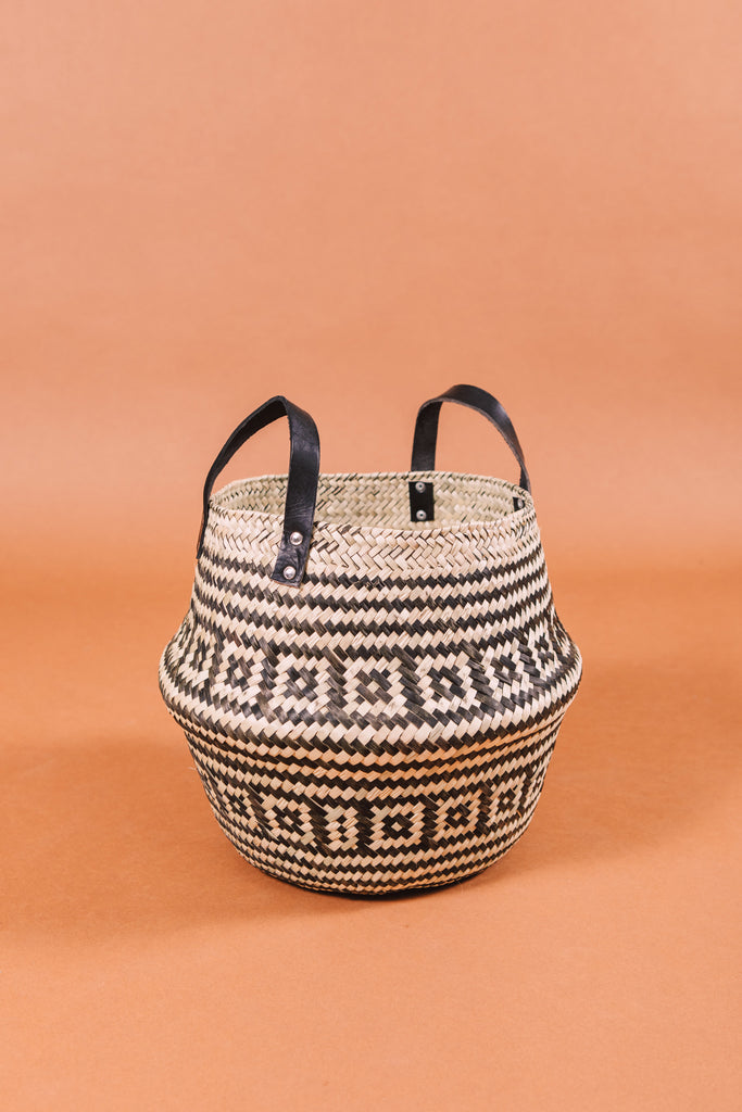 Alma - Woven Palm Basket