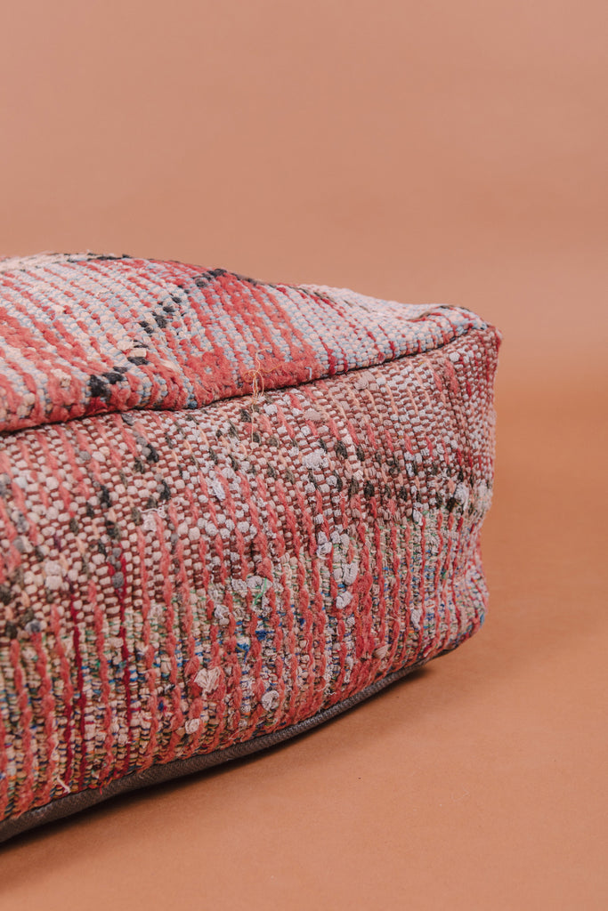 Upcycled Moroccan Poufs- Taza
