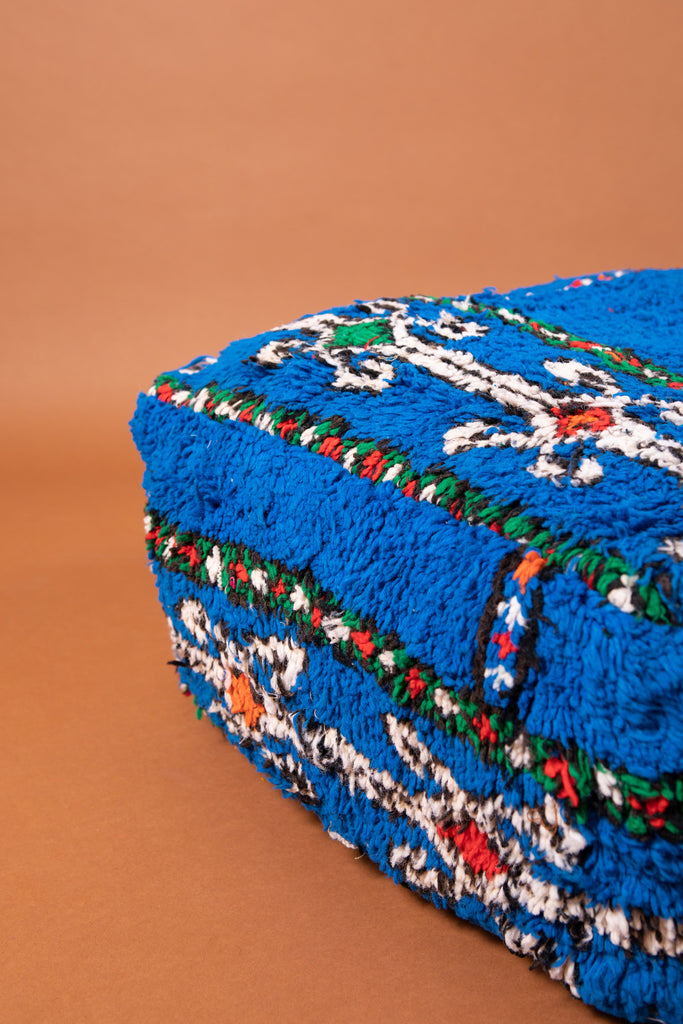 Upcycled Moroccan Poufs- Esparto