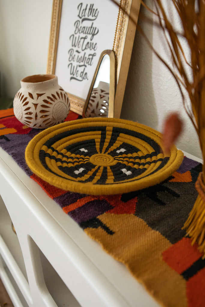 Noor - Berber Flat Decorative Basket