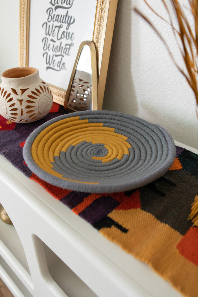 Inaya - Berber Flat Decorative Basket