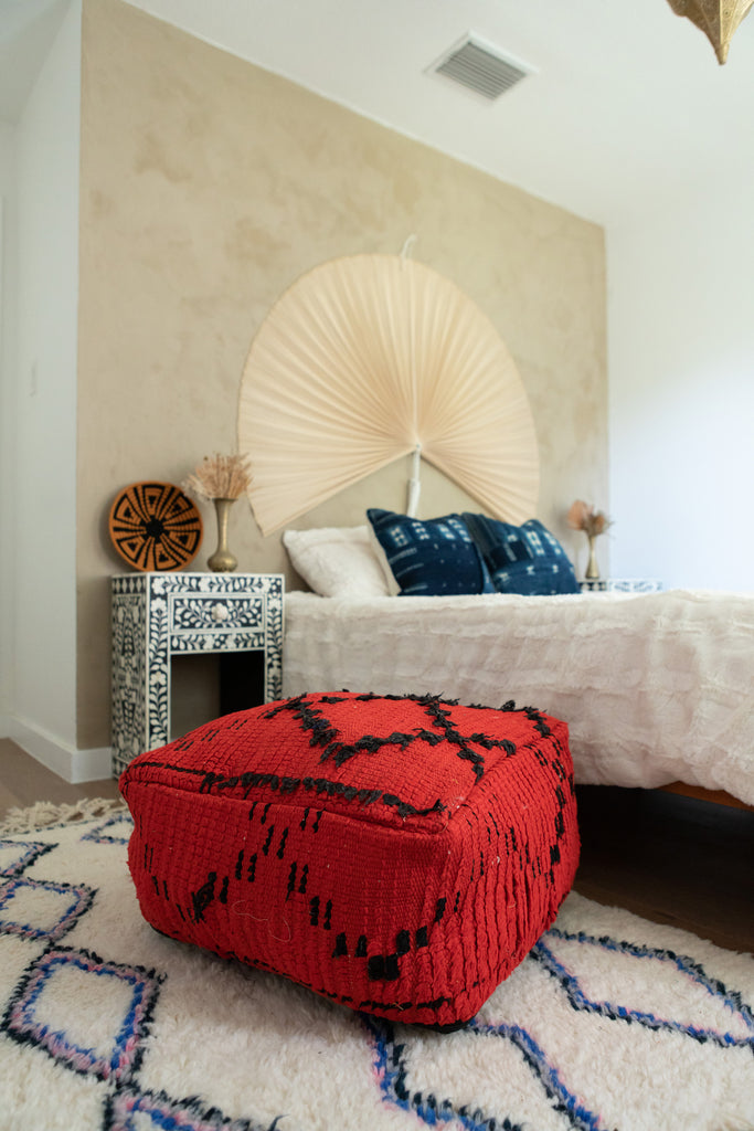Upcycled Moroccan Poufs- Agadir